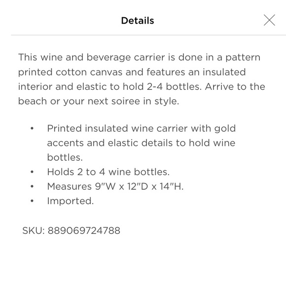 🎉Host Pick🎉 NWT Lilly Pulitzer Wine Carrier - Picture 2 of 13